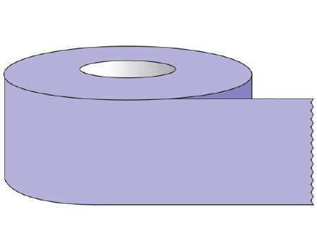 Picture of Blank Label Tape Shamrock Multipurpose Label Violet Tape 1/2 X 500 InchST-12-12