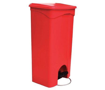 Picture of Trash Can Tough Guy 23 gal. Rectangular Red Plastic Step On6GAK2