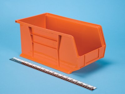 Picture of Storage Bin HCL Super Tough Red Industrial Grade Polymers 7 X 8-1/4 X 14-3/4 Inch1415R