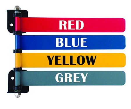 Picture of Exam Room Signal Flag Wall Mount 4 Flag 4 Inch291714