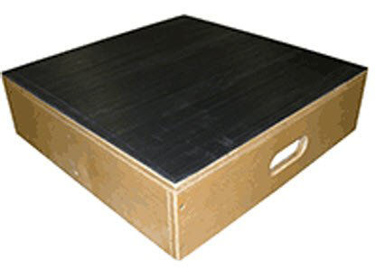 Picture of Step Stool Bariatric 1-Step Wood 6 Inch Step HeightZ0-2752