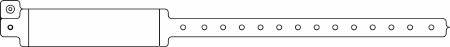 Picture of Identification Wristband Speedi-Print® Write On Band Permanent Snap Without Legend520P-27-PDM
