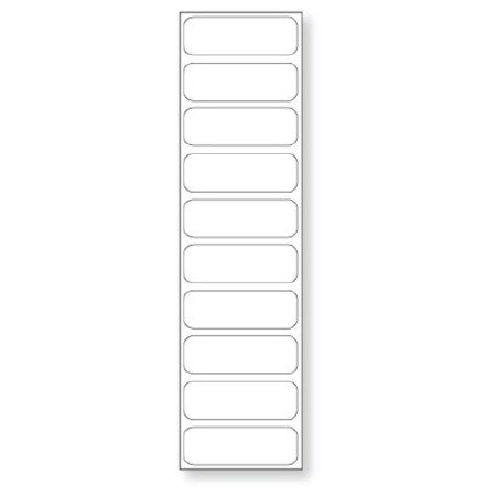 Picture of Blank Label Anesthesia Label White Synthetic 1/2 X 1-1/2 InchSTER-29