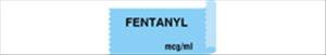 Picture of Drug Label UAL™ Anesthesia Label Fentanyl mcg_mL Light Blue 1/2 X 1 InchULTA067