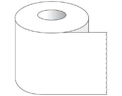 Picture of Blank Label Tape Shamrock Multipurpose Label White 2 X 500 InchST-20-1