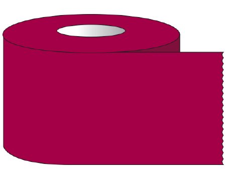 Picture of Blank Label Tape Shamrock Multipurpose Label Maroon 3/4 X 500 InchST-34-22
