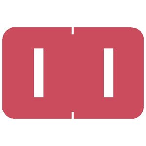 Picture of Pre-Printed Label Chart Tab Pink I | I White Alpha Series 1 Inch90129
