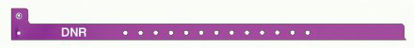 Picture of Identification Wristband Sentry® Superband® Alert Bands® Alert Band Permanent Snap DNR5065-33-PDM