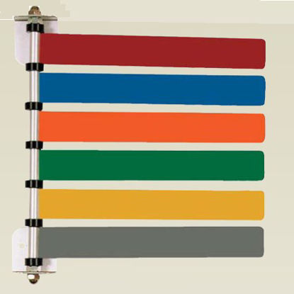 Picture of Exam Room Signal Flag Wall Mount 6 Flag 4 Inch291736
