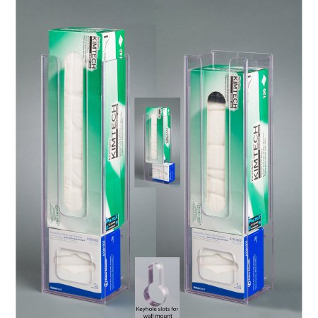 Picture of Wipe Dispenser Clear PETG Manual Small and Large Lab Wipe Box Wall MountCOMBOLAB-W