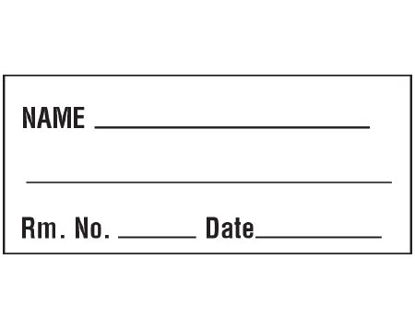 Picture of Pre-Printed / Write On Label Shamrock Communication Fill In WhiteSL-1