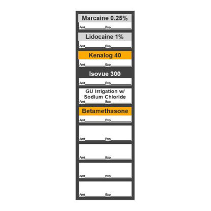 Picture of Blank Label Anesthesia Label9SRS1