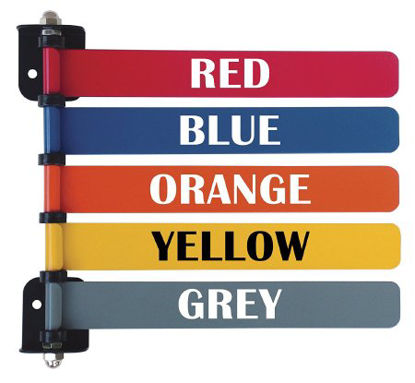 Picture of Exam Room Signal Flag Wall Mount 5 Flag291715