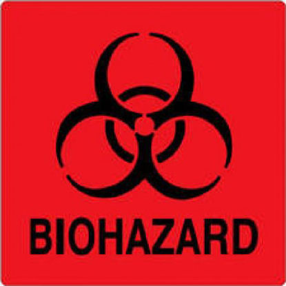 Picture of Pre-Printed Label PDC® Warning Label Red59704557