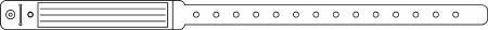 Picture of Identification Wristband Securline® Write On Band Permanent Snap Without Legend170-11-PDJ