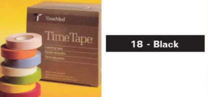 Picture of Blank Label Tape Time® Multipurpose Label Black Vinyl 1/2 X 500 InchT-512-18