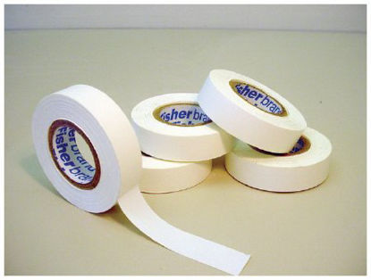 Picture of Blank Label Tape Fisherbrand™ Colored Identification Tape White Paper 1-1/2 Inch X 14 Yard15948