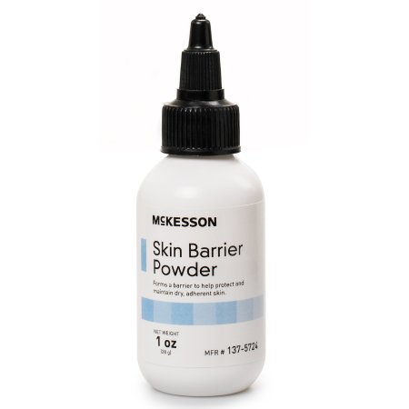 Picture of Ostomy Barrier Powder McKesson 1 oz. Puff Bottle, Protective Skin Barrier137-5724