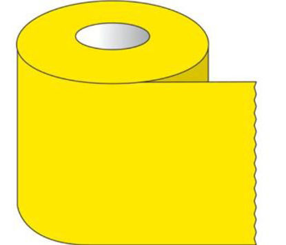 Picture of Blank Label Tape Multipurpose Label Yellow 1 X 500 Inch50998727