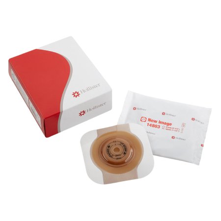 Picture of Ostomy Barrier FlexTend™ Trim to Fit, Extended Wear Adhesive Tape 57 mm Flange Red Code System Hydrocolloid Up to 1-1/2 Inch Opening14803