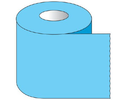 Picture of Blank Label Tape Shamrock Multipurpose Label Blue Tape 1-1/2 X 500 InchST-11-6