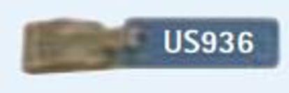 Picture of Container ID Tag SterilContainer™ Snap On Blue 1/2 X 2-3/8 Inch 1/2 X 2-3/8 Inch Paper 1 EachUS936