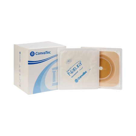Picture of Ostomy Barrier Sur-Fit Natura® Trim to Fit, Standard Wear Stomahesive® Tape 70 mm Flange Sur-Fit Natura® System Hydrocolloid 1-7/8 to 2-1/2 Inch Opening 5 X 5 Inch125266