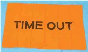 Picture of Bed / Table Sign Instructional Sign Time Out Beacon® Time Out811-NS