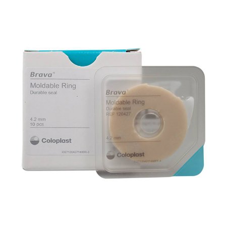 Picture of Barrier Ring Brava™ Thick Mold to Fit, Standard Wear Adhesive without Tape Universal System Hydrocolloid120427