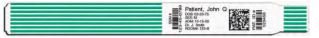 Picture of Identification Wristband ScanBand® Laser Print Adhesive Closure Patient Name / Barcode7058-11-PDO
