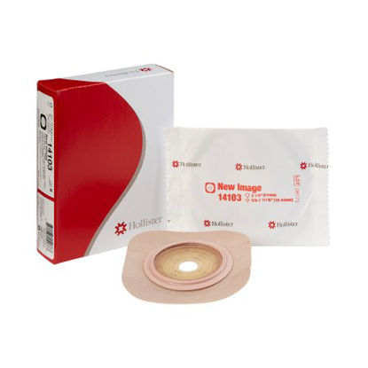 Picture of Ostomy Barrier New Image™ FormaFlex Shape to Fit, Extended Wear Adhesive Tape 57 mm Flange Red Code System Up to 1-11/16 Inch Opening14103