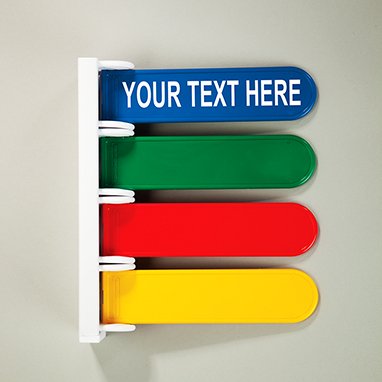 Picture of Exam Room Signal Flag Wall Mount 4 Flag 6-1/2 Inch19032