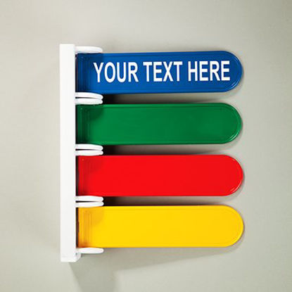 Picture of Exam Room Signal Flag Wall Mount 4 Flag 6-1/2 Inch19032