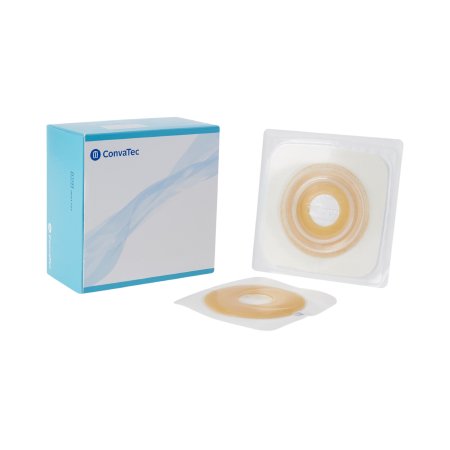 Picture of Ostomy Barrier Sur-Fit Natura® Stomahesive® Mold to Fit, Standard Wear Hydrocolloid Tape 57 mm Flange Sur-Fit® Natura® System Hydrocolloid 1-1/4 to 1-3/4 Inch Opening411805