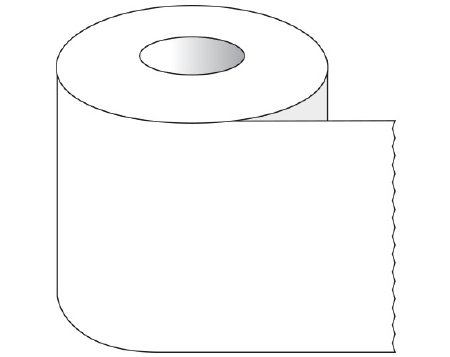 Picture of Blank Label Tape Shamrock Multipurpose Label White Tape 1-1/2 X 500 InchST-11-1