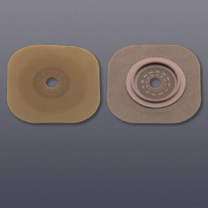 Picture of Ostomy Barrier FlexTend™ Trim to Fit, Extended Wear Without Tape 70 mm Flange Blue Code System Hydrocolloid Up to 2-1/4 Inch Opening15604