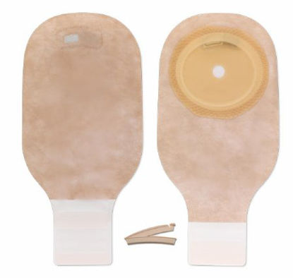 Picture of Filtered Ostomy Pouch Premier™ One-Piece System 12 Inch Length 2-1/2 to 3 Inch Stoma Drainable Oval, Flat, Trim To Fit88402