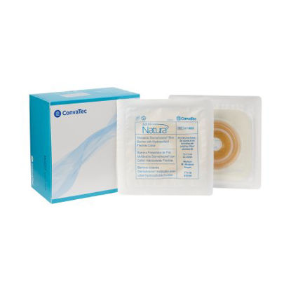 Picture of Ostomy Barrier Sur-Fit Natura® Stomahesive® Mold to Fit, Standard Wear Without Tape 45 mm Flange SUR-FIT Natura® System Hydrocolloid 7/8 to 1-1/4 Inch Opening411803