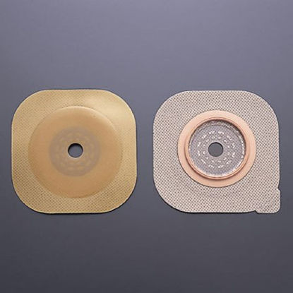 Picture of Ostomy Barrier FlexWear™ Trim to Fit, Standard Wear Without Tape 70 mm Flange Blue Code System Hydrocolloid Up to 2-1/4 Inch Opening15204