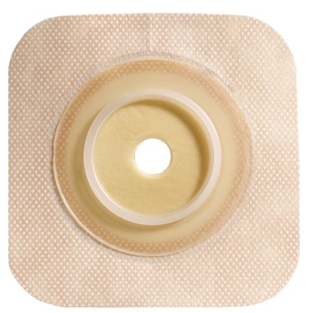 Picture of Ostomy Barrier Sur-Fit Natura® Trim to Fit, Standard Wear Stomahesive® Without Tape 100 mm Flange Sur-Fit® Natura® System Hydrocolloid 2-5/8 to 3-1/2 Inch Opening 6 X 6 Inch401906