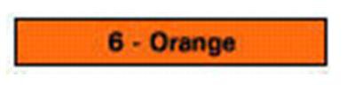Picture of Blank Label Tape Time® Colored Identification Tape Orange Paper 2 X 500 InchT-502-6