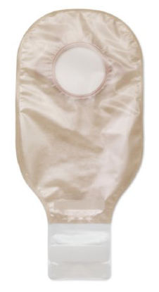 Picture of Ostomy Pouch New Image™ Two-Piece System 12 Inch Length 1-3/4 Inch Stoma Drainable Pre-Cut18002