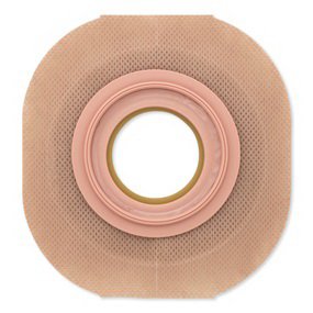 Picture of Ostomy Barrier New Image™ FlexTend™ Pre-Cut, Extended Wear 57 mm Flange Red Code System 1-1/4 Inch Opening13906
