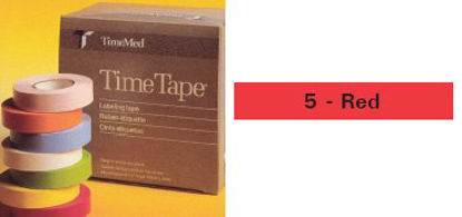 Picture of Blank Label Tape Time® Multipurpose Label Red Vinyl 2 X 500 InchT-502-5