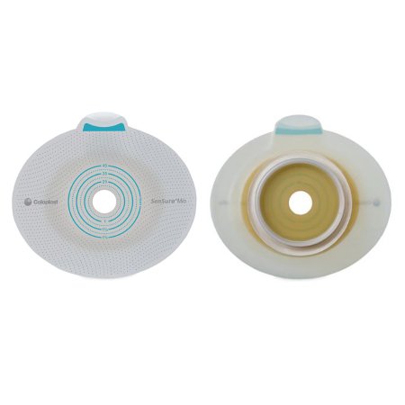Picture of Ostomy Barrier SenSura® Mio Click Trim to Fit, Standard Wear 40 mm Flange Green Code System 3/8 to 1-3/8 Inch Opening10502