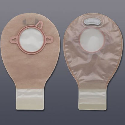 Picture of Filtered Ostomy Pouch New Image™ Two-Piece System 7 Inch Length Drainable18292