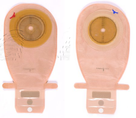 Picture of Colostomy Pouch Assura® One-Piece System 11-1/2 Inch Length 3/8 to 2-1/4 Inch Stoma Drainable Flat, Trim To Fit15869