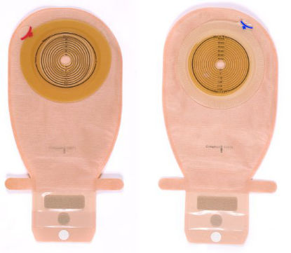 Picture of Colostomy Pouch Assura® One-Piece System 11-1/2 Inch Length 3/8 to 2-1/4 Inch Stoma Drainable Flat, Trim To Fit15869
