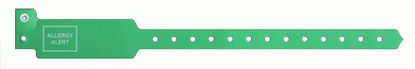 Picture of Identification Wristband Sentry® Superband® Alert Band Permanent Snap Allergy5072-17-PDJ