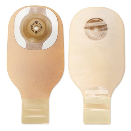 Picture of Ostomy Pouch Hollister One-Piece System 12 Inch Length Up to 2 Inch Stoma Drainable Convex, Trim to Fit89811